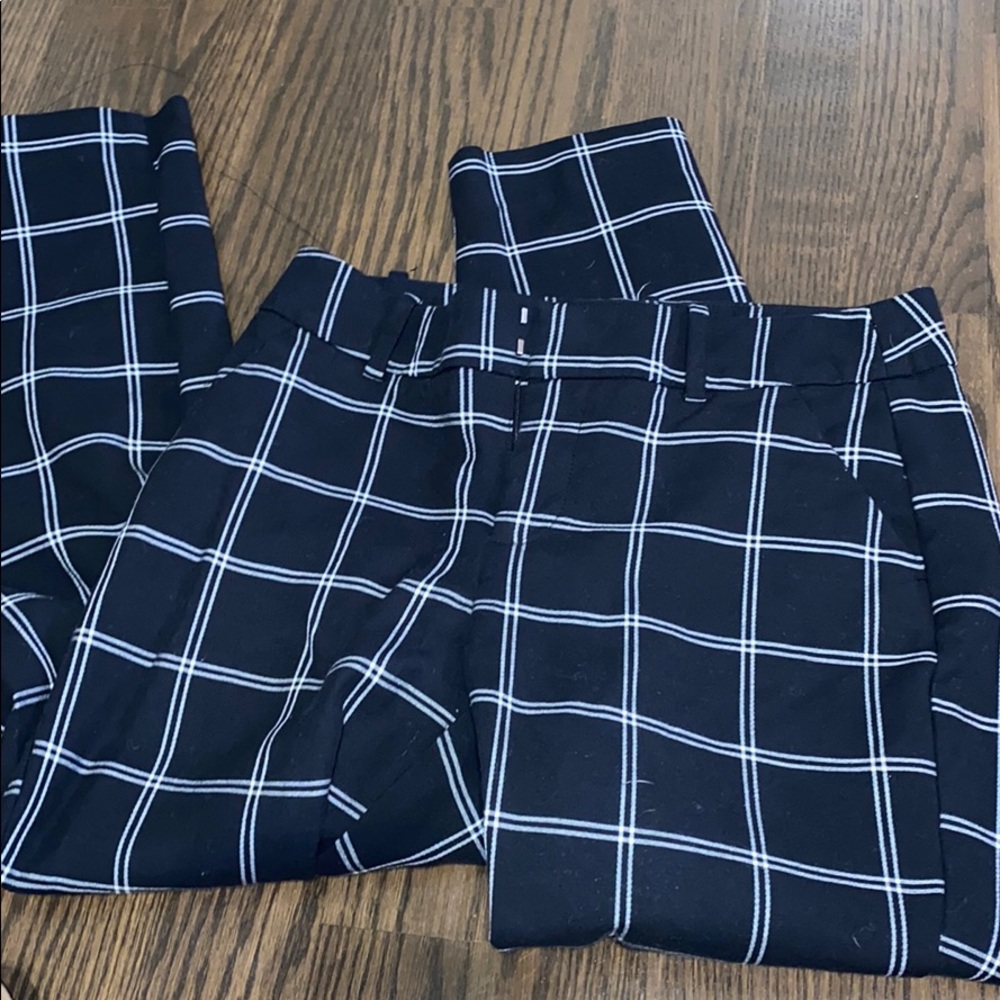PLAID TROUSERS